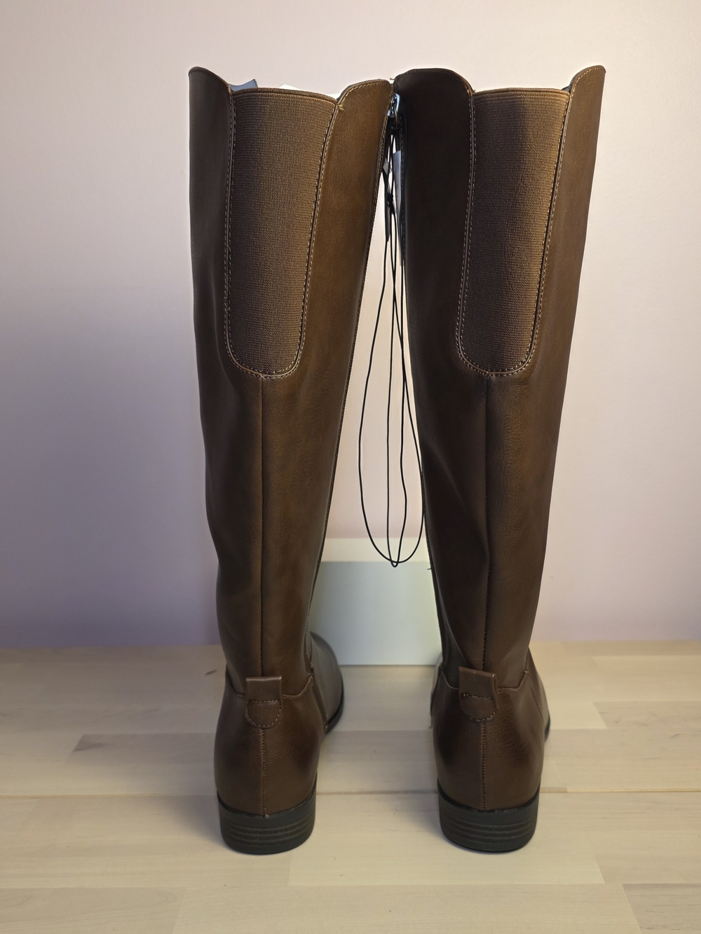 Universal Thread Tall Riding Boots Brown - Picture 3 of 5